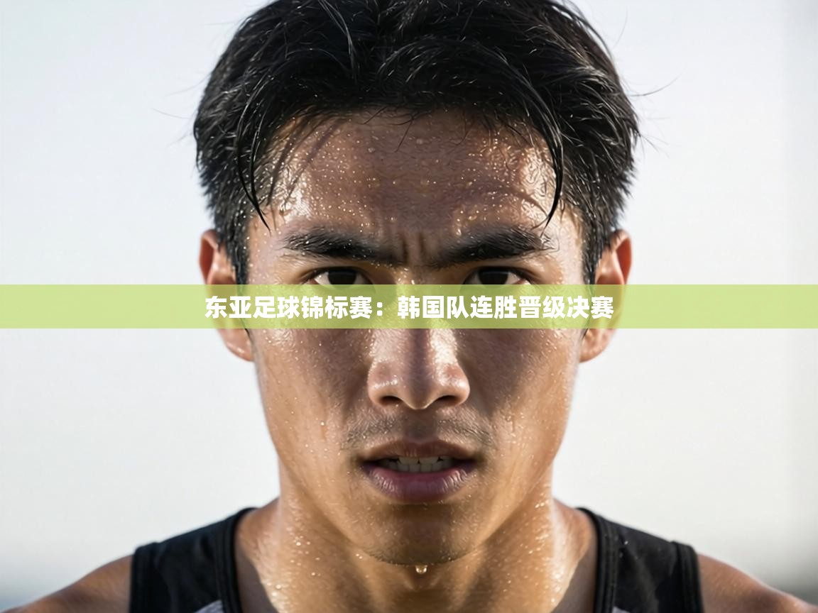 东亚足球锦标赛:韩国队连胜晋级决赛 第1张